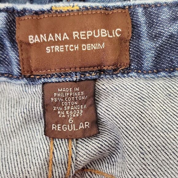Banana Republic. Stretch Denim. Size 6. Regular. - Picture 4 of 8